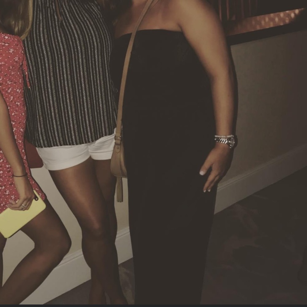 Dance and Marvel Black Ribbed Jumpsuit